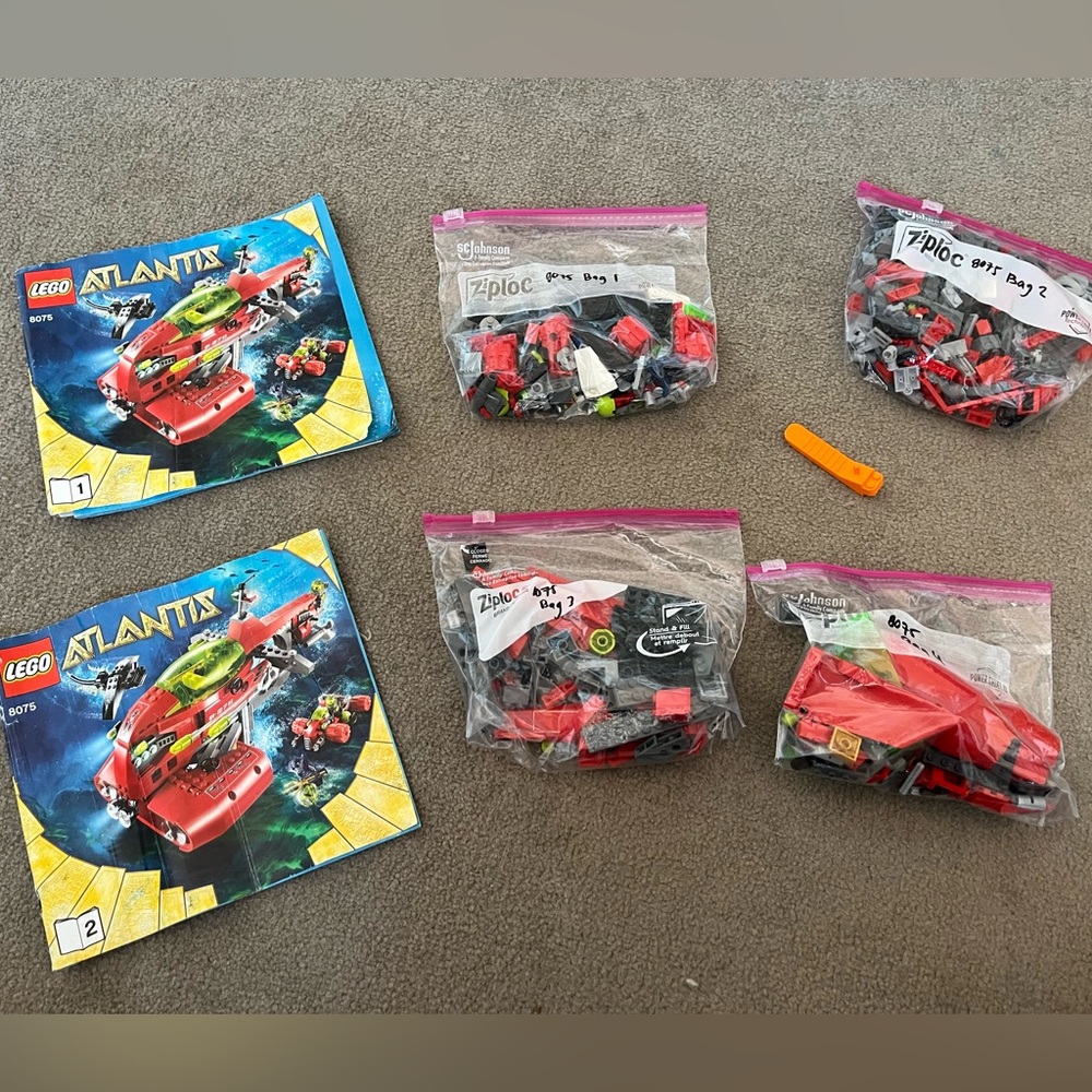 Vintage set! Lego Atlantis 8075: Neptune Carrier 🤿 - Picture 2 of 2